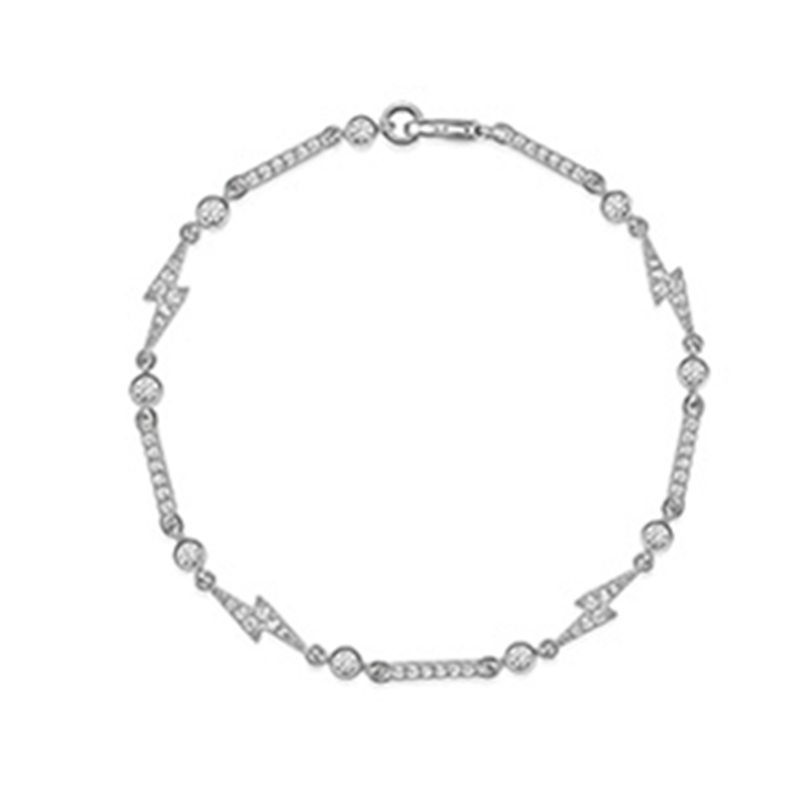 何方珠宝 闪电潮流手链