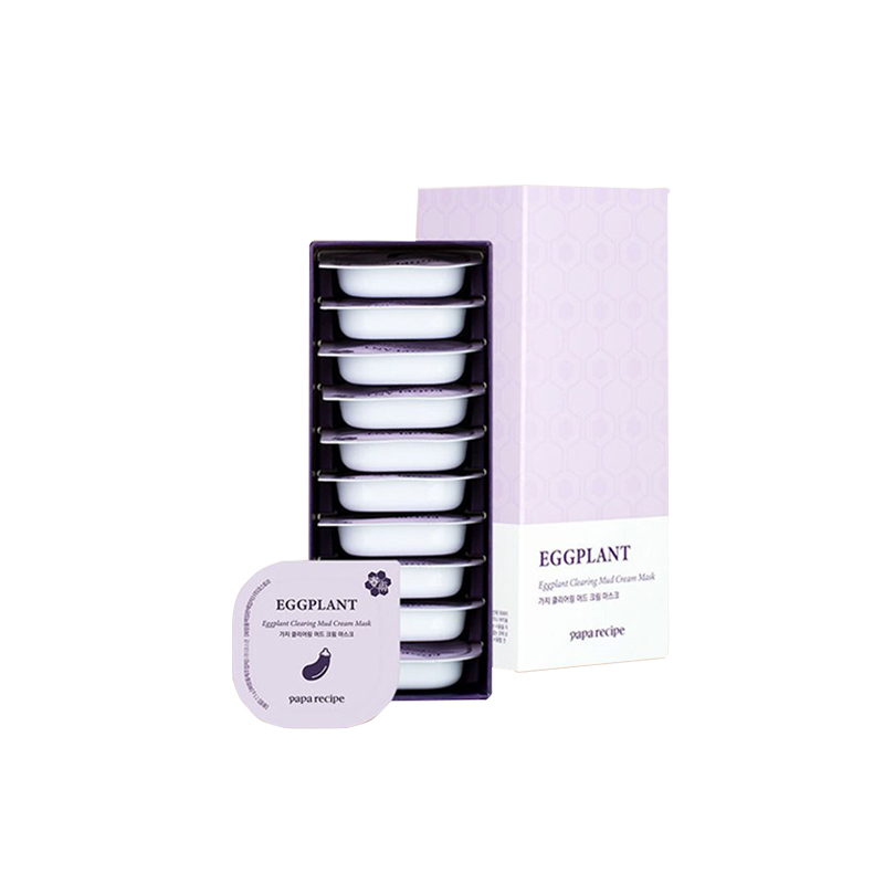 春雨 茄子紫色清洁面膜面膜