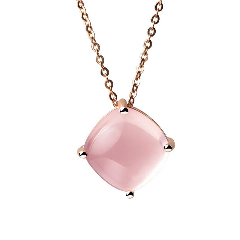 JOLEE 粉水晶银质 项链