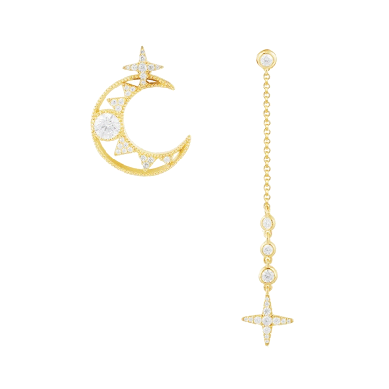 APM 梦幻星月 耳环