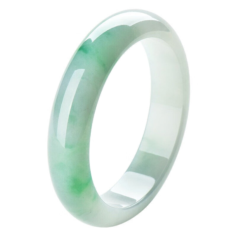 赵禄 冰糯种飘花翡翠手镯