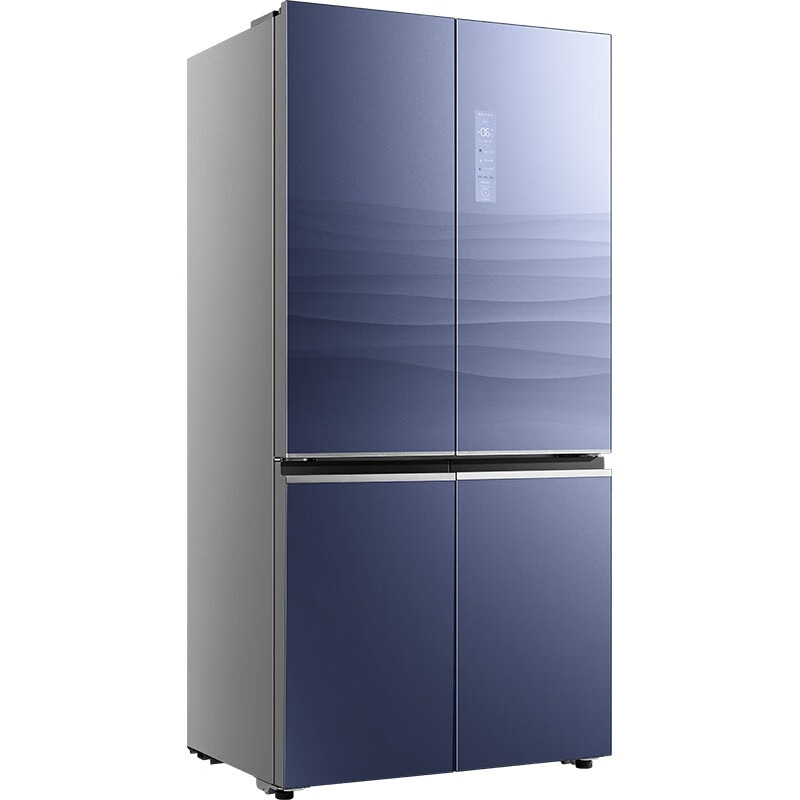 奥马风冷无霜十字对开门冰箱