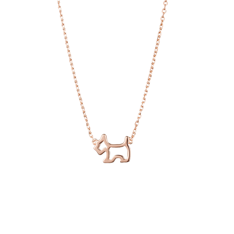 AGATHA 镂空小狗 项链