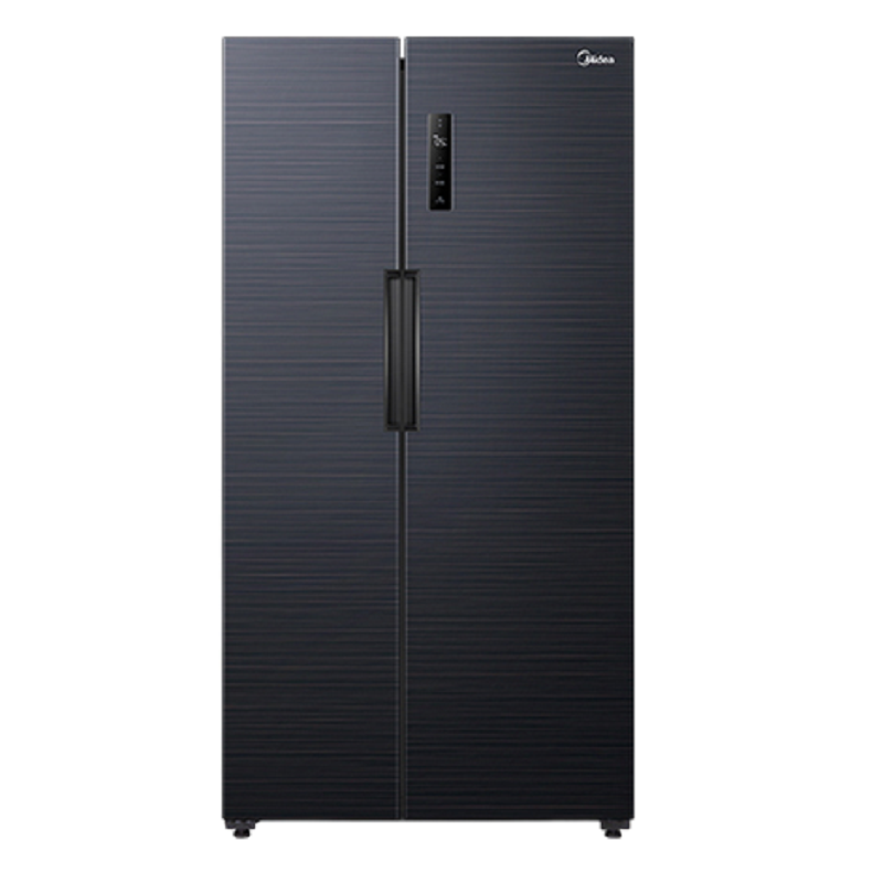 美的 变频智慧储鲜双开门冰箱