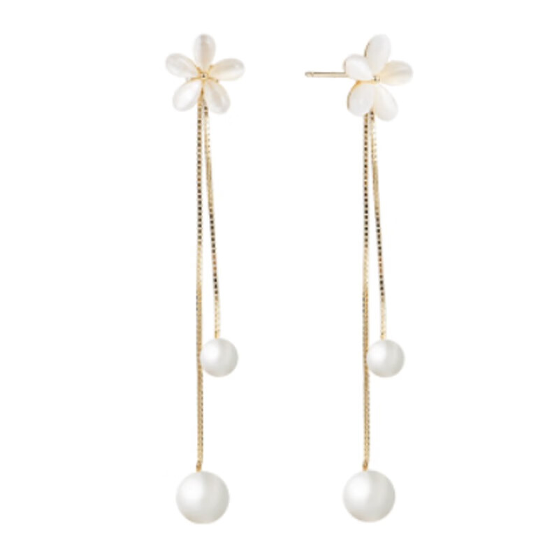 灵运宝甜美花朵耳饰