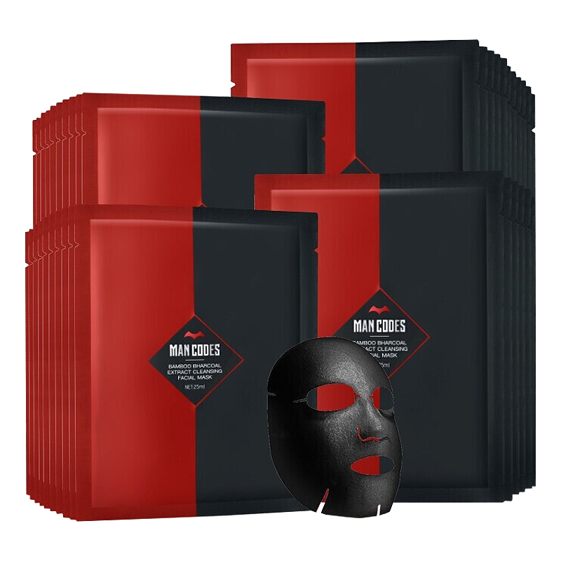 左颜右色 男士黑钻竹萃净澈面膜