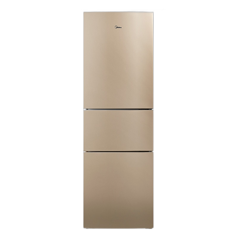 美的 三门三温节能冰箱