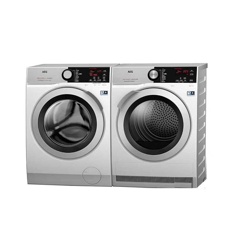 AEG 蒸汽预熨烫洗烘套装