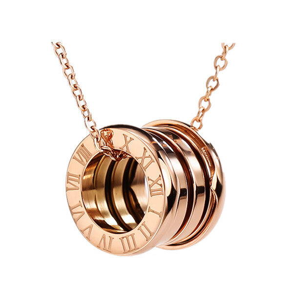 法蔻 女镀18K玫瑰金项链