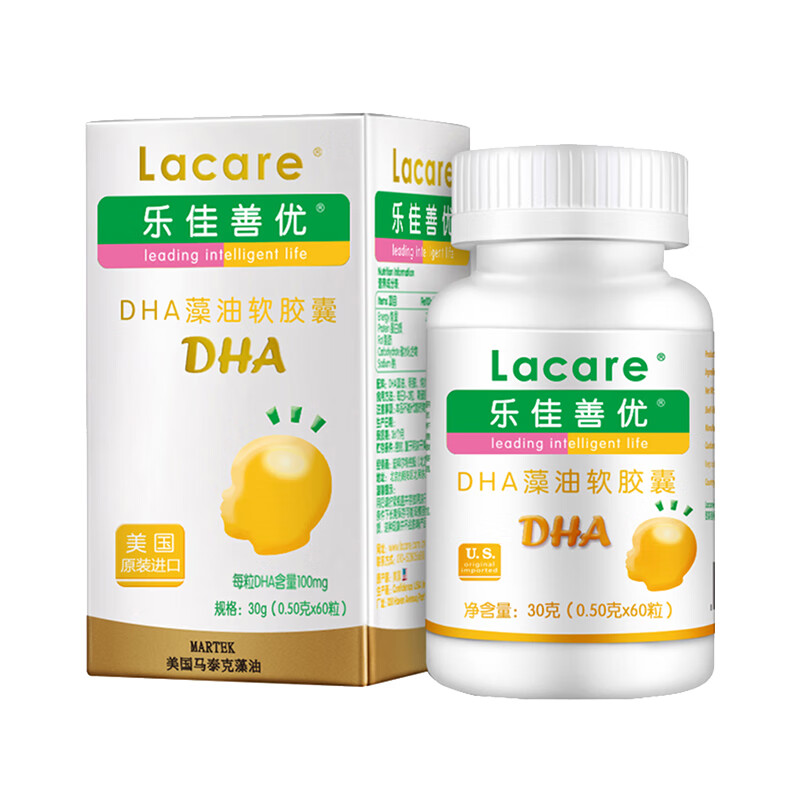 乐佳善优 藻油软胶囊DHA