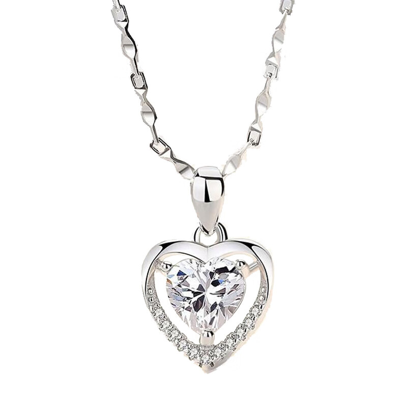 圣雅罗心中有你纯银项链