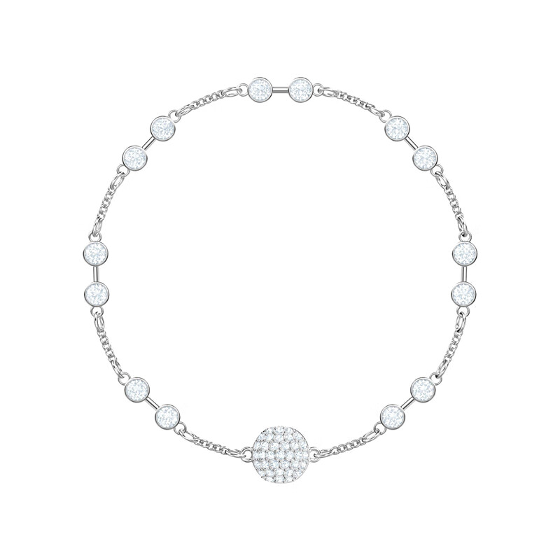 施华洛世奇 镀白金色 手链