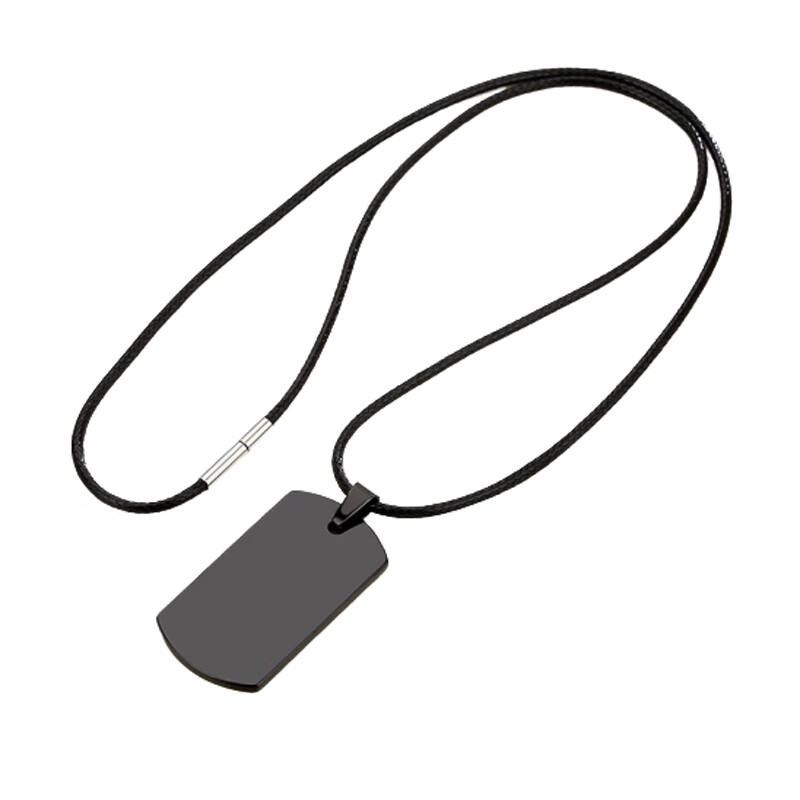 Peifeite 钨钢刻字项链