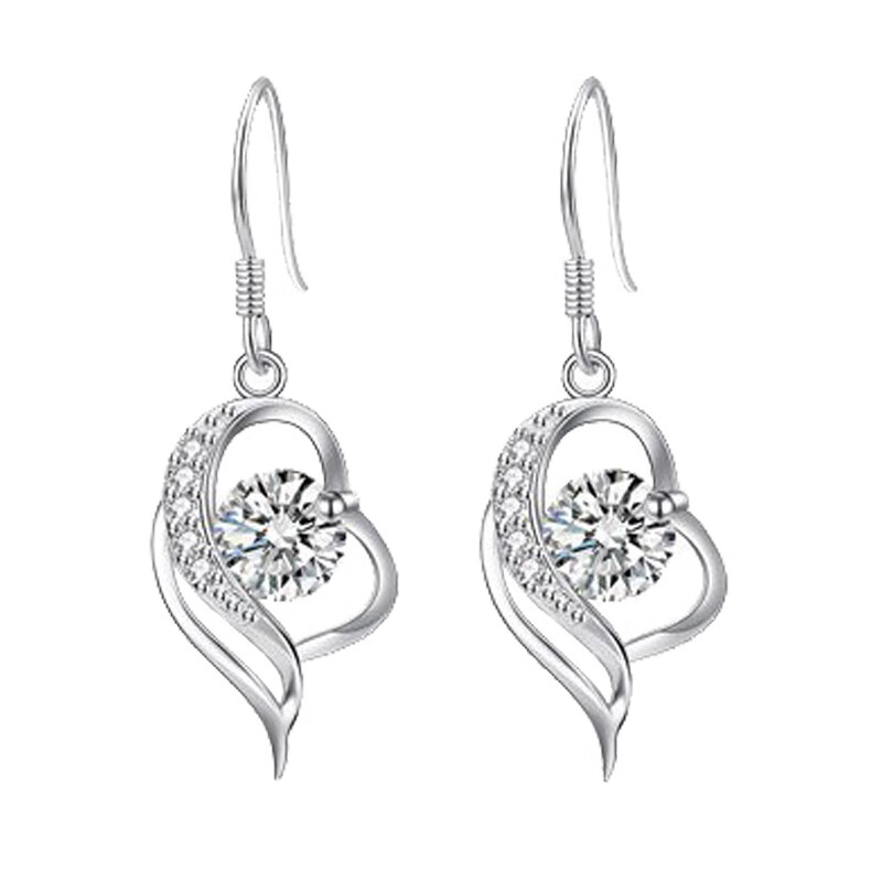 奢蒂 长款镶钻耳饰