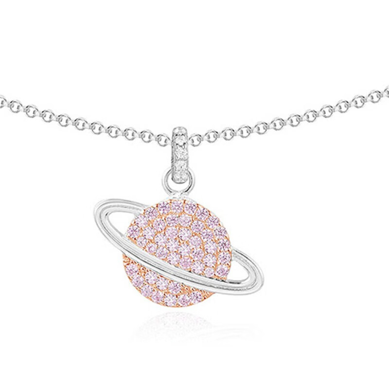 APM 粉色星球项链