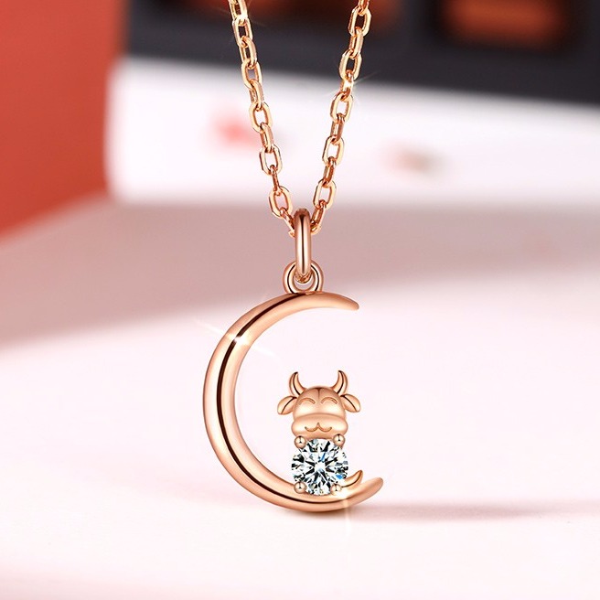 T400 星月吊坠项链