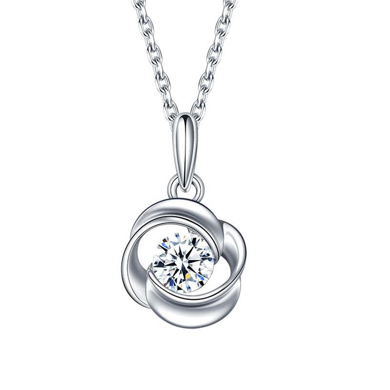 卡蒂罗 四叶草纯银项链