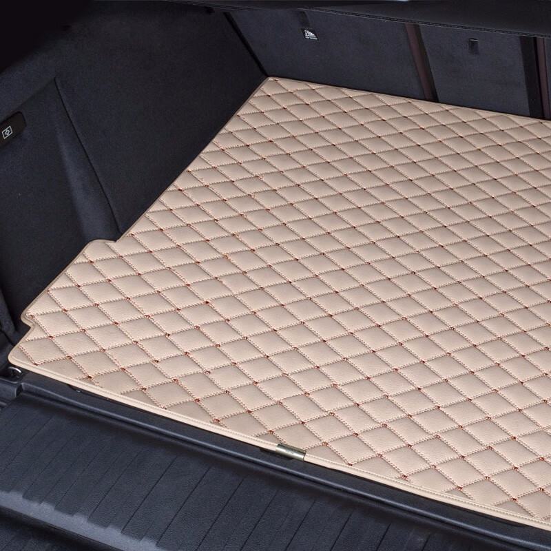 牧宝 米色皮革 后备箱垫