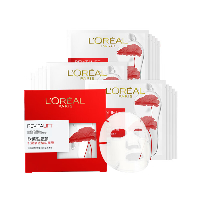 欧莱雅 复颜积雪草微精华面膜