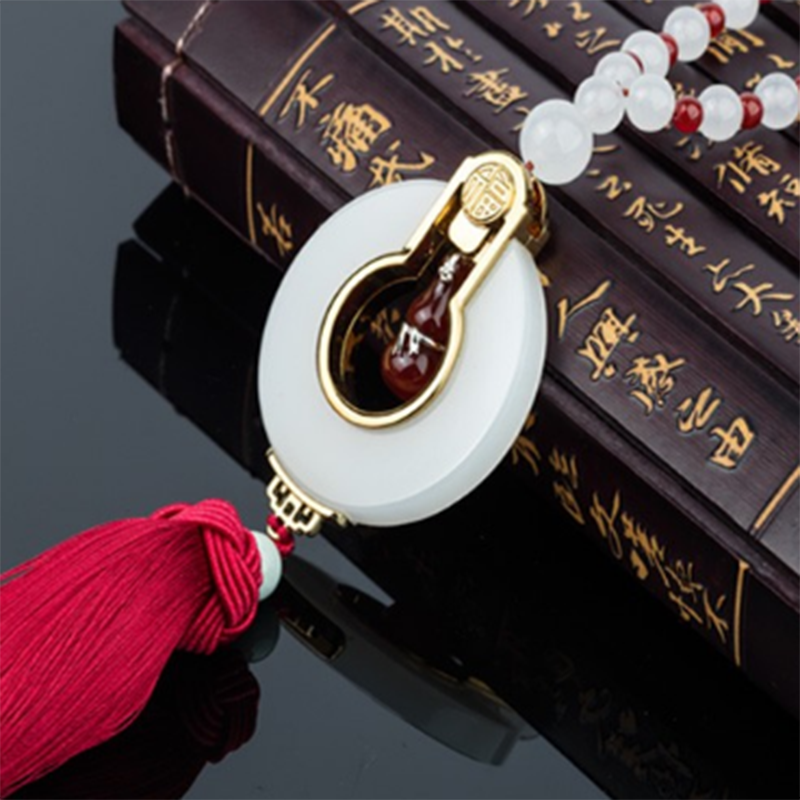 ALIS 玉石雕刻汽车挂件