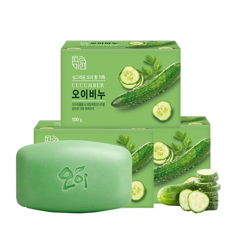 無瑾花 黄瓜清新 套装香皂