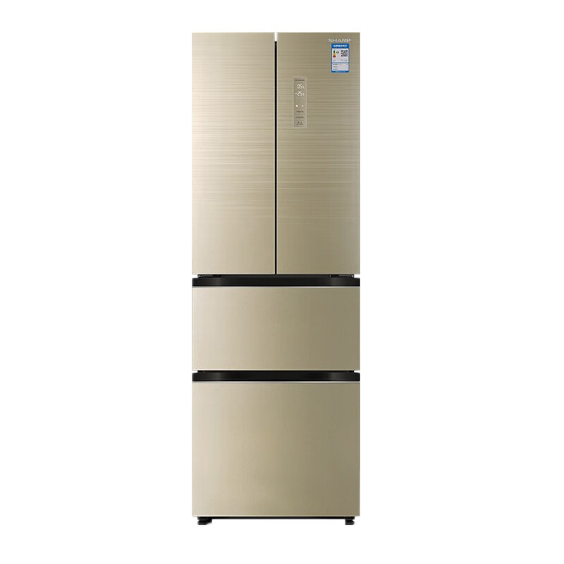 夏普 彩晶玻璃面板冰箱