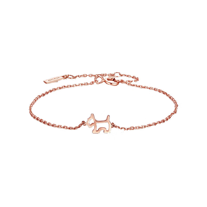 AGATHA 镂空小狗手链