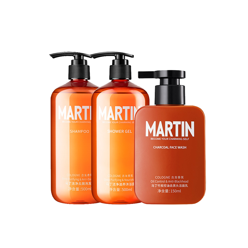 马丁 男士持久保湿沐浴露