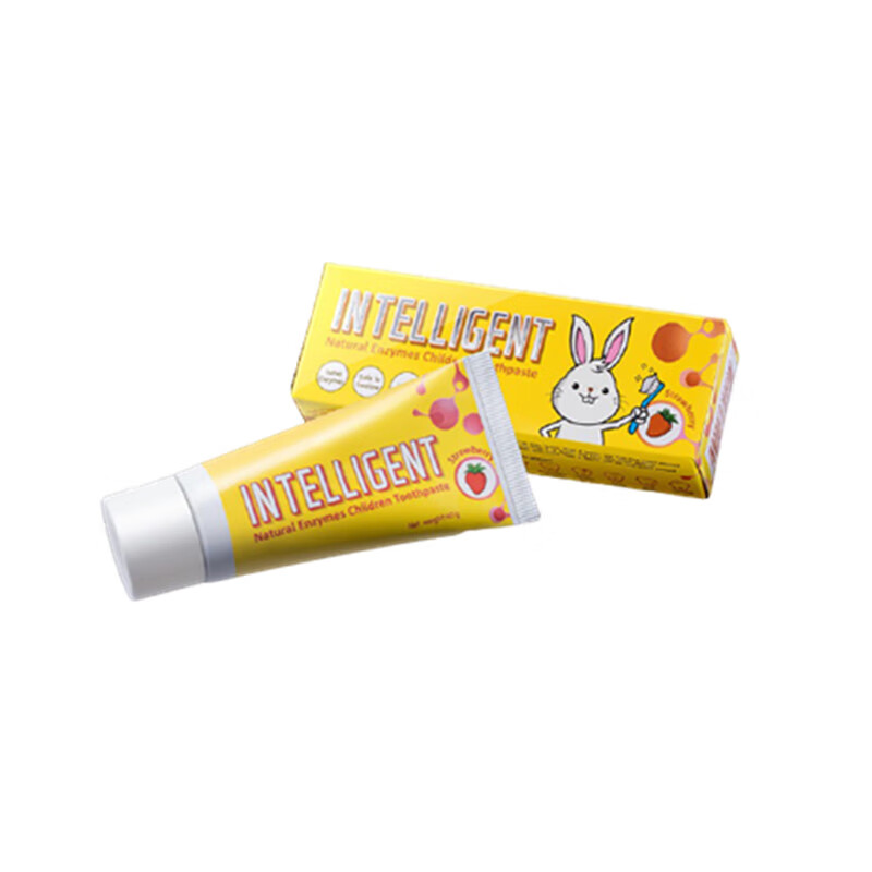 因特力净 酵素草莓味儿童牙膏