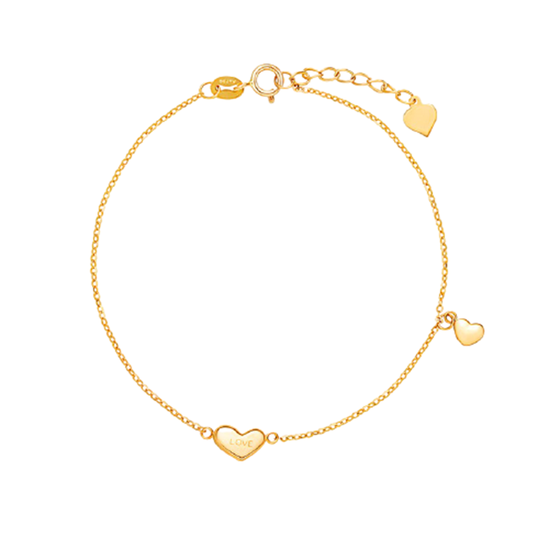 范琦 18k金彩金手链