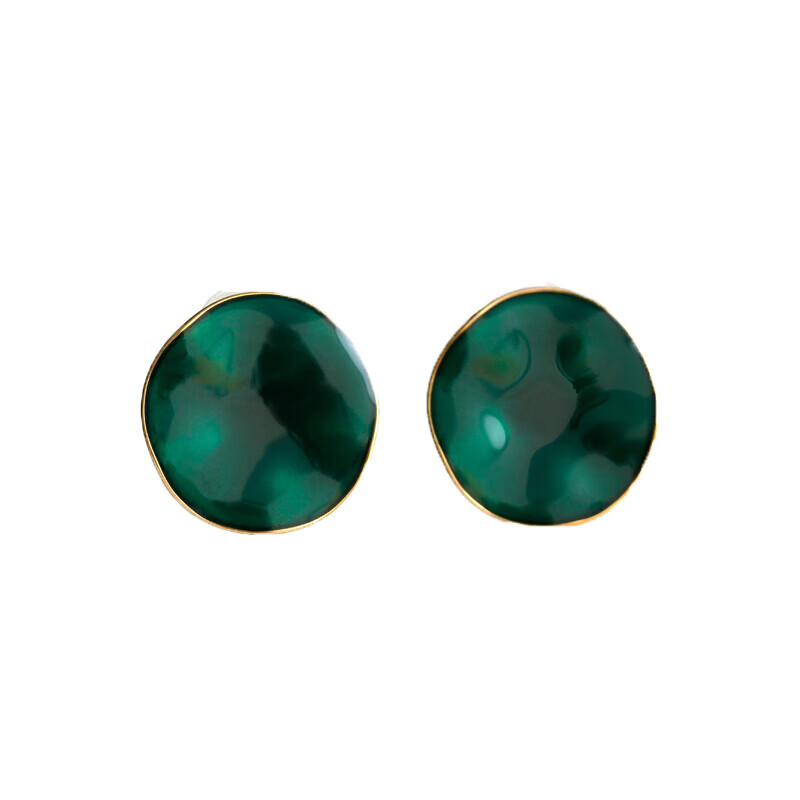 翡拉拉 彩晶珐琅耳饰