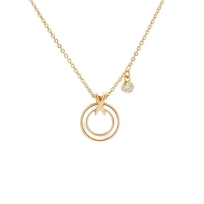 博皓 圆环贝母女式项链