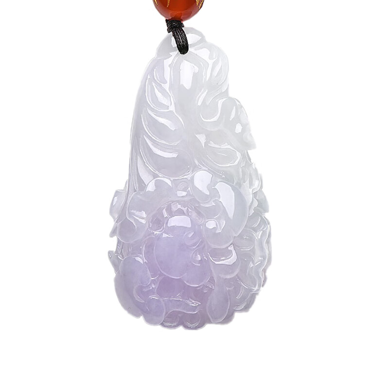 可玉可求 翡翠白菜玉坠