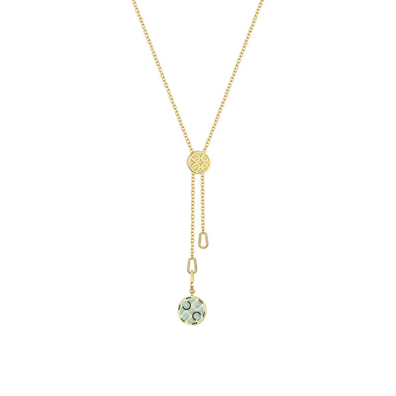 Orange Cube马蹄项链