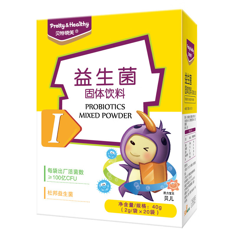 贝特晓芙 草莓味益生菌固体饮料