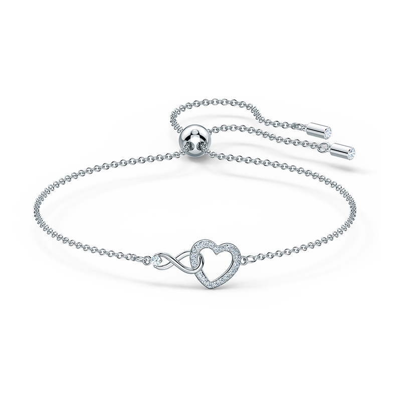 施华洛世奇 永恒爱意白金色手链