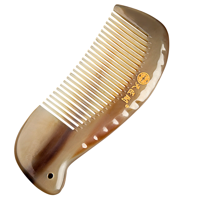 天匠阁 天然白牦牛角 梳子