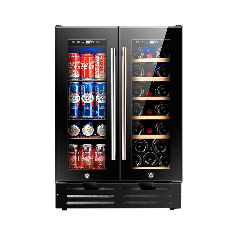 佳思汤 双开门双系统冰吧