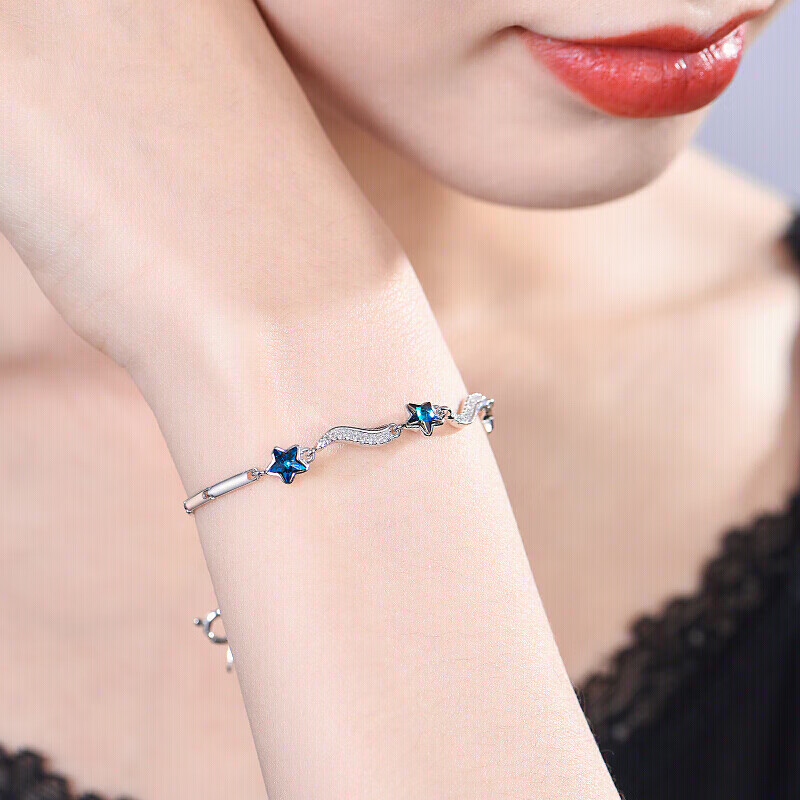 卡蒂罗 时尚925银手链