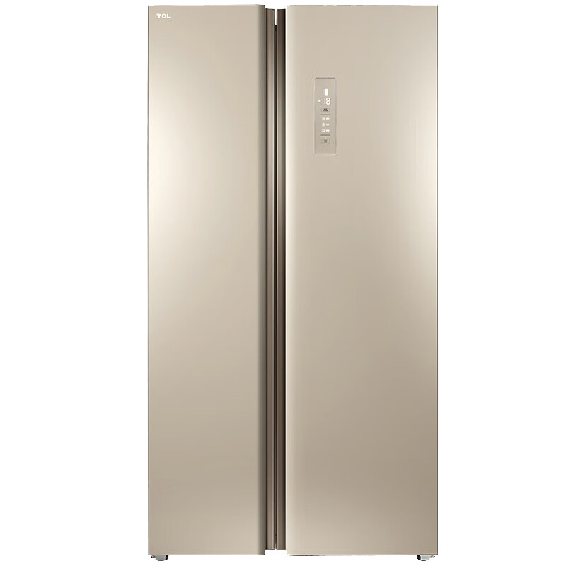 TCL 电脑控温纤薄对开门冰箱