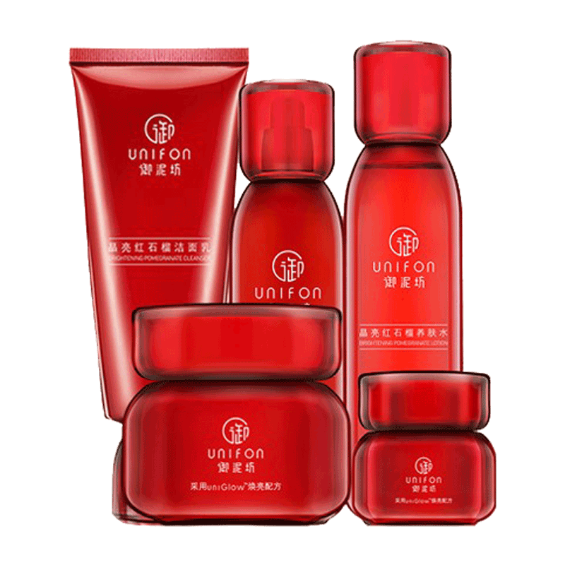 御泥坊 亮肤补水 红石榴套装