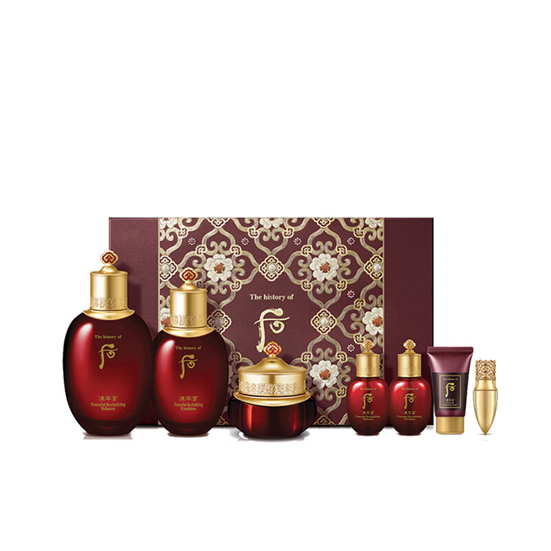 后 津率享红华凝香护肤套装