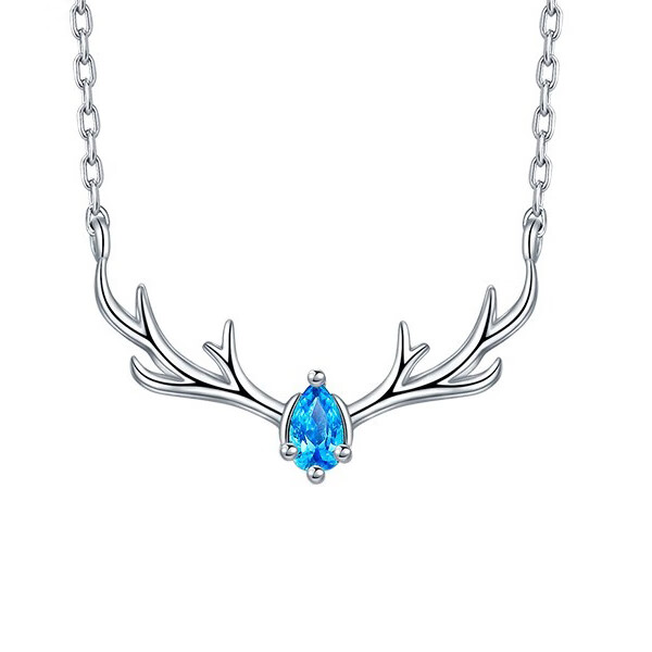 卡蒂罗999银一鹿路有你项链