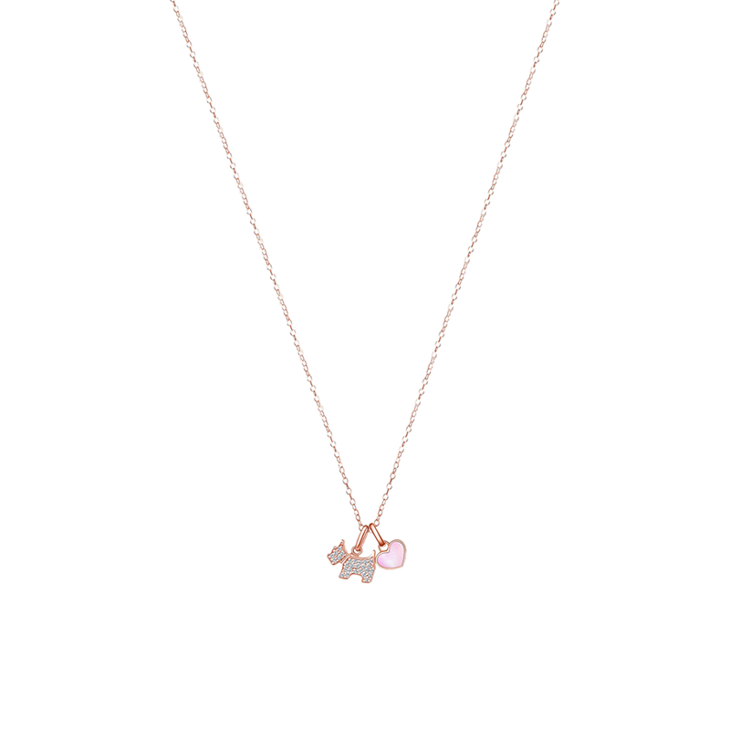 AGATHA 爱心小狗 项链