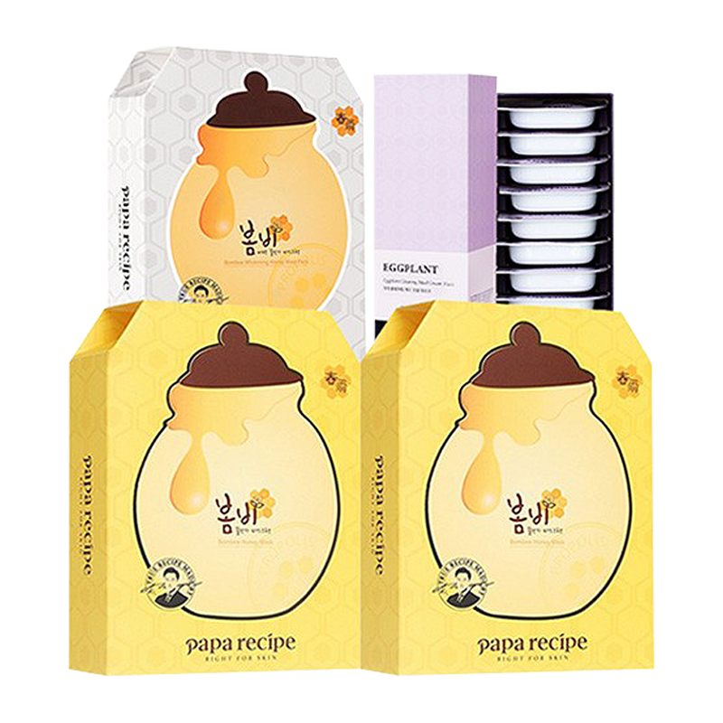 春雨 焕白清透蜂蜜茄子面膜