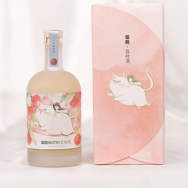 猫脱 精美瓶身果酒