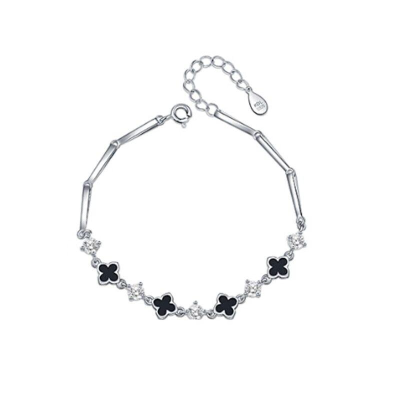 卡蒂罗 四叶草银质 手链