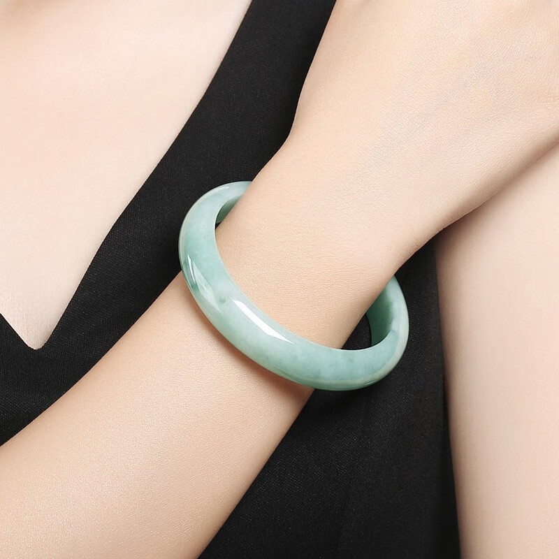 凤禧 平安圆镯翡翠手镯