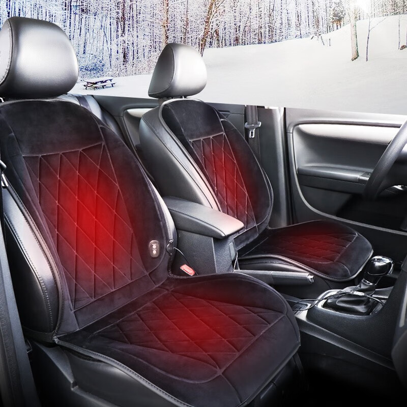 卡饰社天鹅绒汽车坐垫