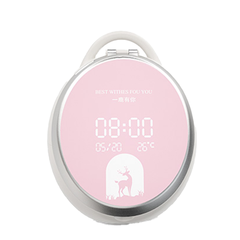 创意猪 带灯化妆镜